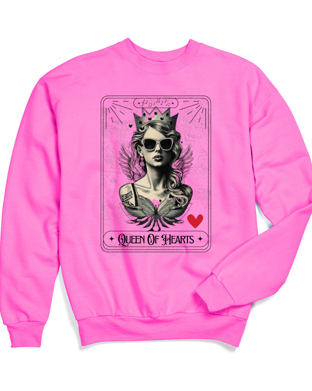 Queen of hearts on sale sweatshirt