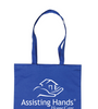 Assisting Hands Blue cotton tote bag 100 pieces- BG407