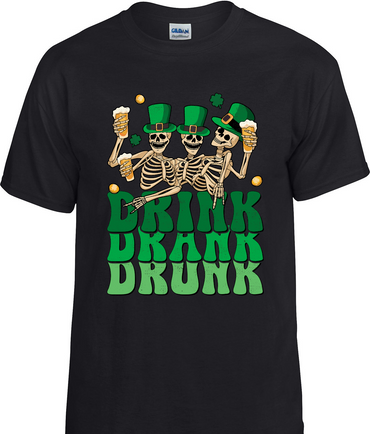 Drunk Skeleton T-Shirt