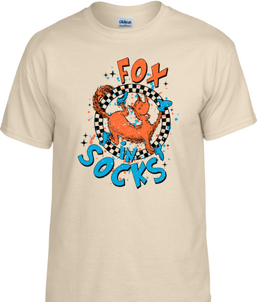 Fox in Socks Style T-Shirt