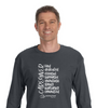 Assisting Hands Caregiver Attribute List Long Sleeve T Shirt - Unisex 29L