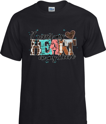 I Wear My Heart T-shirt