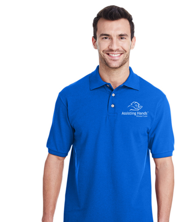 Assisting Hands Men's 100% Cotton Polo 443MR