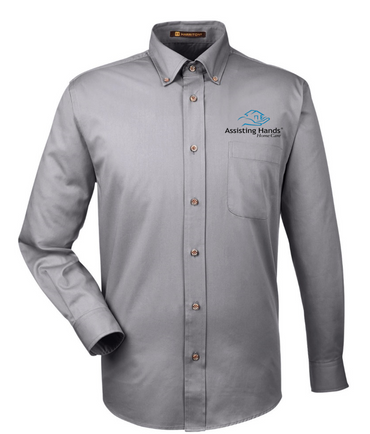 Assisting Hands Men's Long Sleeve Dress Shirt M500