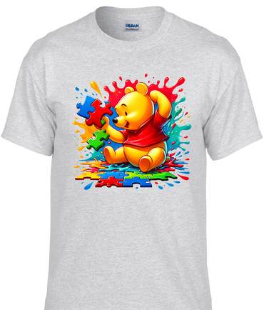 Pooh Puzzle Piece Batch 1 T-Shirt