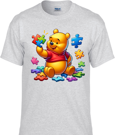 Puzzle Piece Pooh Batch 1 T-Shirt