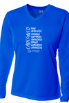 Assisting Hands Ladies Long Sleeve t-shirt Caregiver List NW3255