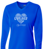 Assisting Hands Ladies Long Sleeve t-Shirt Caregiver Heart NW3255