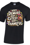 Very Thankful Thanksgiving Turkey T-Shirt - Cute &amp; Playful Holiday Tee