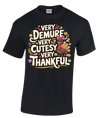 Very Thankful Thanksgiving Turkey T-Shirt - Cute &amp; Playful Holiday Tee