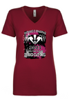 Beebe Badgers Ladies V Neck shirt - Home Coming Design