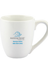 Assisting Hands - 100 ct Prime Line 15oz Bistro Style Ceramic Mug - Customized