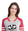 Beebe Badgers 100 Seasons Ladies Long Sleeve Jersey-3534